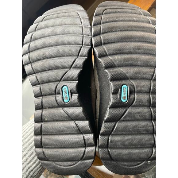 Women’s Fabric Olive color Bzees wedge flats, Size 10 - Picture 10 of 11